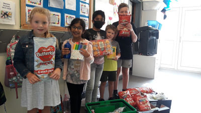 Donation to the children of Walsgrave C of E primary school | Asda Coventry