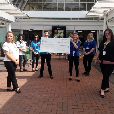 Football raffle for mental health unit | Asda Wolverhampton