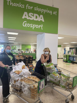Crisis Food donation | Asda Gosport