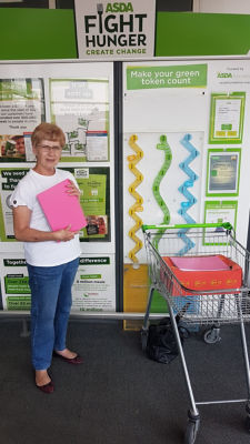 Donation of craft items to The Attic Project in Bury | Asda Pilsworth