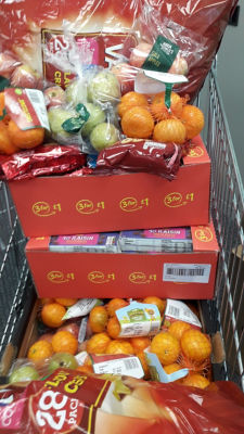 Fruit and snacks donation | Asda Westbrook
