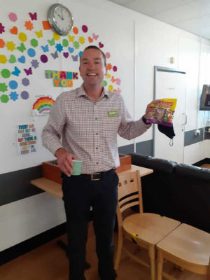 Fun and games on dress down day | Asda Gosport