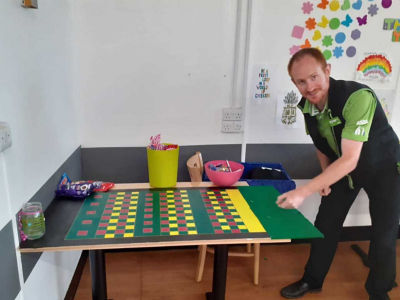 Fun and games on dress down day | Asda Gosport
