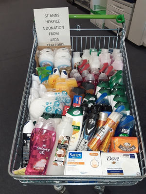 Donation for St Ann's hospice  | Asda Trafford Park