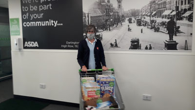 Donation for Salvation Army Foodbank  | Asda Darlington