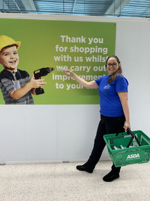 Asda Feltham's big refit makes good progress | Asda Feltham