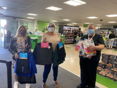 Donation to the School Uniform Project run at Jacobs Well Care Centre | Asda Gosport
