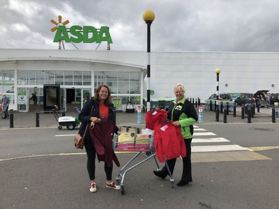 Supporting our community with a donation to Ockbrook / Borrowash School Uniform Bank | Asda Derby