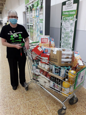 Another trolley of food for our local foodbank | Asda Taunton