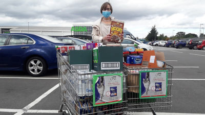 Charity donation to Centrepoint Outreach | Asda Boston