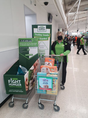 Food bank donation from Asda Kilmarnock | Asda Kilmarnock