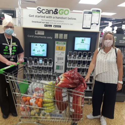 Donation of refreshments to Drop Zone | Asda Barrow