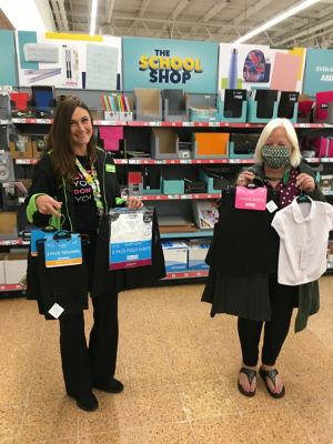Store donation of school wear to help support Voices Domestic Abuse charity  | Asda Longwell Green