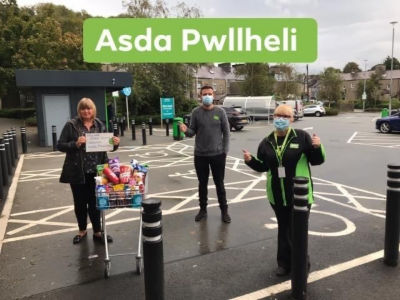 Donation of goods for the staff and residents at Dolwar Residential Care Home  | Asda Pwllheli