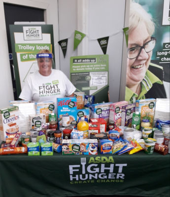 Chatting to customers about Fight Hunger Create Change | Asda Gosforth
