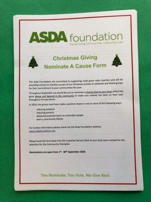 Nominate a local group for Christmas Giving  | Asda Golborne