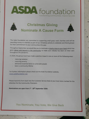 Christmas Giving – Nominate a cause | Asda Bromborough
