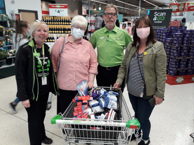 Donation to Salford and Greater Manchester Gynaecological Cancer Support Group | Asda Swinton