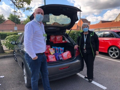 Donation of chocolates to Crouch Vale Clinic | Asda South Woodham Ferrers