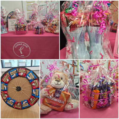 Tickled pink colleague raffle | Asda Newport Isle of Wight