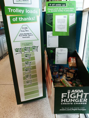 Fight Hunger donation to The Bus Shelter Ipswich | Asda Ipswich Stoke Park