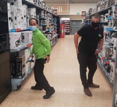 The Asda Tap! We even got some shoppers to join in 🤗  | Asda Norwich