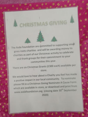 Christmas giving | Asda Morley