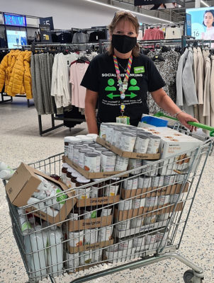 Isle of Wight Foodbank donation | Asda Newport Isle of Wight