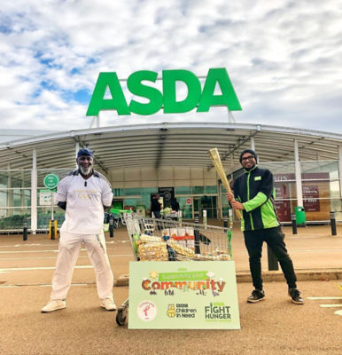 Olympic torch bearer Frank in store | Asda Leyton Mills
