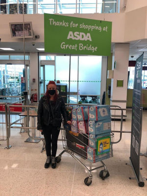 Donation to Black Country Women's Aid | Asda Great Bridge