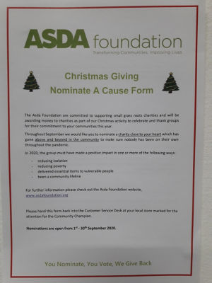 £300 available for six local causes – send in your nominations | Asda Bournemouth