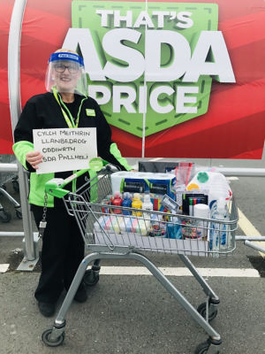Playschool reopening donation | Asda Pwllheli