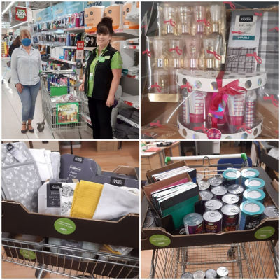 Donation to local women's refuge  | Asda Ipswich Stoke Park