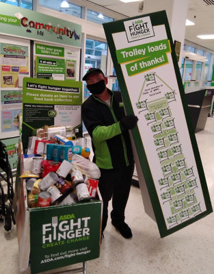 Phenomenal food bank support  | Asda Stafford