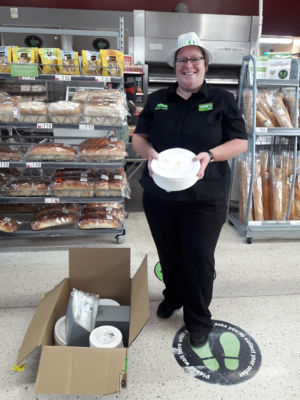 Litherland High Breakfast Club donation | Asda Bootle