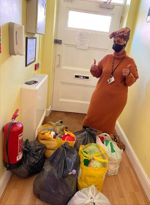 Women's refuge donation | Asda Newport Pillgwenlly 