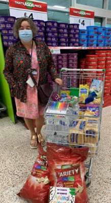 Donation of breakfast items to St Andrews Primary School | Asda Dundee Kirkton