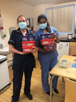 Chocolate donation for the staff at Clacton Hospital | Asda Clacton-on-Sea