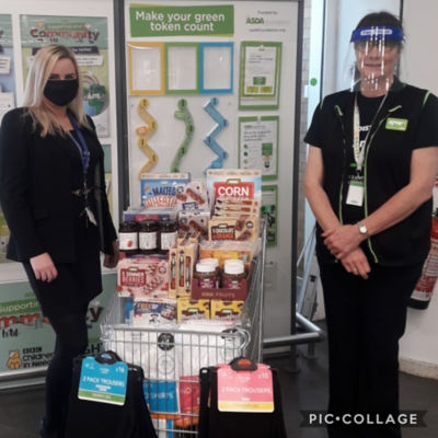 Donation to Pendle Community High School | Asda Colne