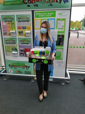 Coupe Green School donation | Asda Clayton Green