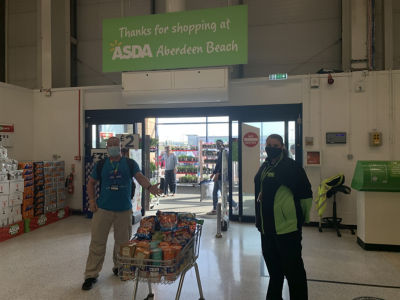 Donation to Street Friends | Asda Aberdeen Beach