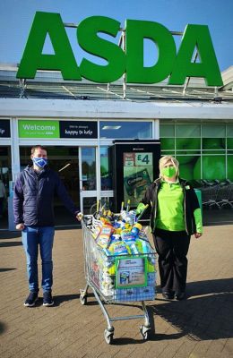 EACHa Homeless Charity donation | Asda Kilmarnock