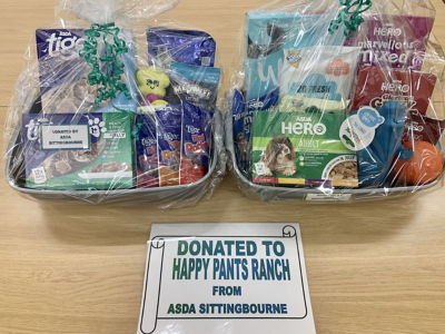 Donation to Happy Pants Ranch-Animal Rescue | Asda Sittingbourne