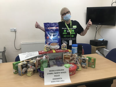 Donation to Heddlu Gogledd Cymru | Asda Pwllheli