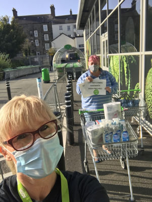 Social distance Selfies  | Asda Pwllheli