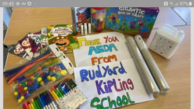 Brighton Marina getting creative with local schools donation | Asda Brighton Marina
