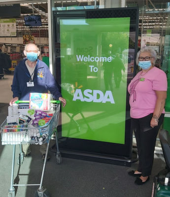 Donating to Boys' Brigade | Asda Donnington Wood