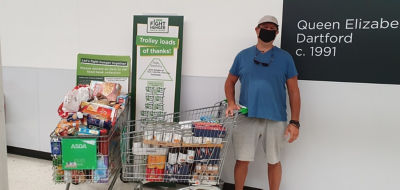 Foodbank thanks generous customers at our Greenhithe store for continued support | Asda Greenhithe