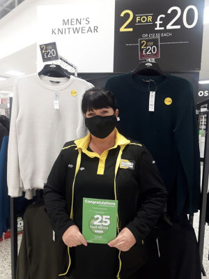 Celebrating 25 years' service  | Asda Gosforth