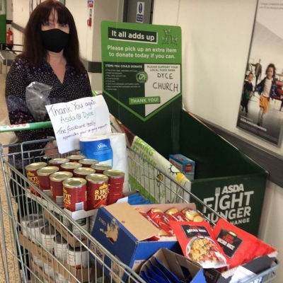 Dyce Parish Church Foodbank support | Asda Dyce